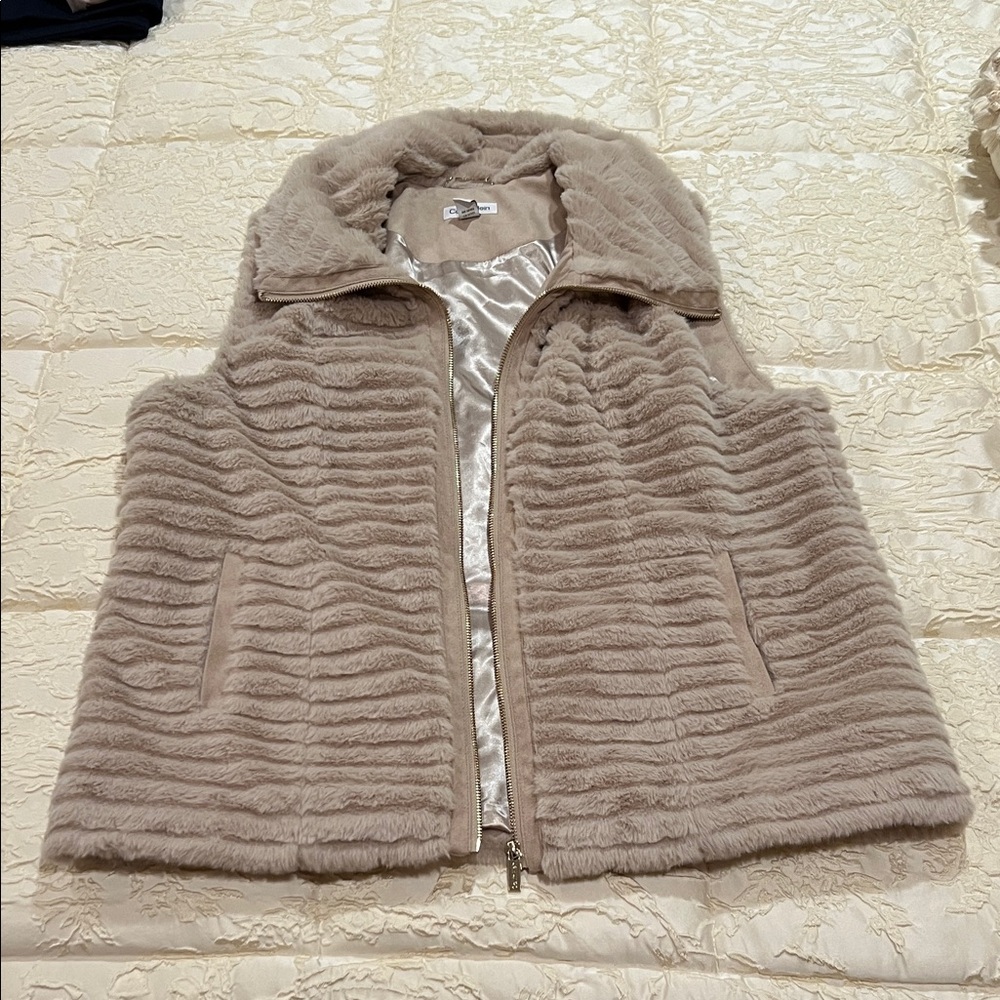 Calvin Klein Cream Teddy Jacket